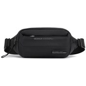 Resim Sones Haoshuaı Erkek Açık Hava Koşu Bel Çantası Rahat Göğüs Kılıfı Postacı Çantası Siyah 