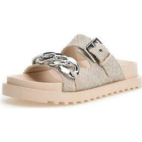 Resim Beige / Silver Kadın Guess Footwear Dress Kadın Sandalet FL6FATFA 