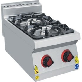 Resim Karacasan Endüstriyel 40 CM 700 Seri Set Üstü İki Gözlü LPGTüplü Ocak 