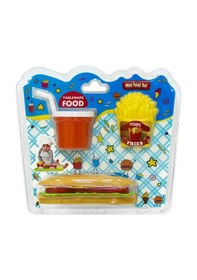 Resim Uçar Oyuncak Mini Hamburger Tableware Fest Food Set 9021109 