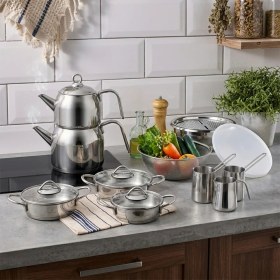 Resim Aryıldız Mix 17 Parça Mutfak Seti 