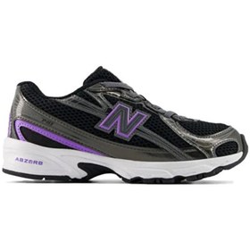 Resim New Balance 740 Siyah Modeli Koleksiyonu Çocuk Günlük Ayakkabı P74050Q Siyah 