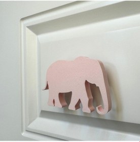 Resim Pomerol Pembe Fil Dolap Kulpu - Çocuk Odası, Mutfak Ve Banyo İçin Modern, Şık Ve Dayanıklı Mobilya Kulp 