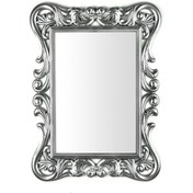 Resim Dekoratif Küçük Kare Ayna Gümüş Gri 54 67 Çok Renkli 