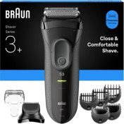 Resim Braun Series 3+ Elektrikli Tıraş Makinesi, Kuru, 