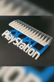 Resim Genç 3D PlayStation Oyun Standı | PS5 & PS4 Oyun Kutusu Düzenleyici | Masa ve Raf Organizer 