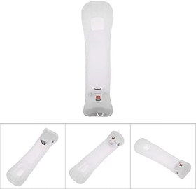 Resim ciciglow Wii için Motion Plus Adaptör, Motion Plus Sensör Adaptörü + Kılıf, Motionplus Adaptör Kılıfı, Yumuşak Silikon, Tak ve Çalıştır, Wii Uzaktan Kumanda için (Beyaz) 