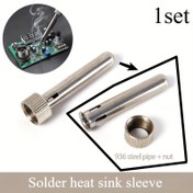Resim 1 Set Lehimleme Demiri Isı Sökücü Kiti - Metal, Pil Gerektirmez, Elektriksel Lehimleme Sırasında Artan Lehim Akışı İçin İdeal 