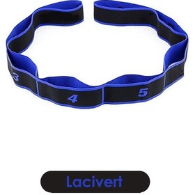 Resim Trendpoint 8 Farklı Seviyeli Direnç Bandı Spor Egzersiz Aerobik Pilates Squat Lastiği Fitness Yoga 