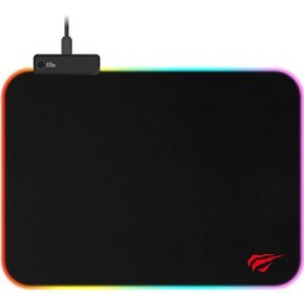Resim MP901 RGB Ledli Siyah Gaming Mouse Pad 