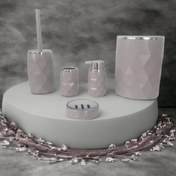 Resim AHİR TİCARET Prizma Krom Kaplı 5'li Banyo Takımı 