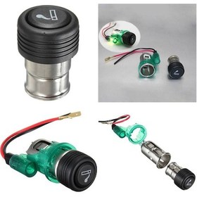 Resim Space Araç Yeşil Işıklı Çakmak 24V 