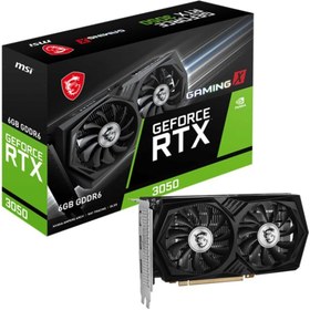 Resim Delixa MSI VGA GEFORCE RTX 3050 GAMING X 6G RTX3050 6GB GDDR6 96B DX12 PCIE 4.0 X8 (1XDP 2XHDMI) 