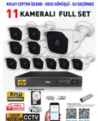 Resim Ids - 11 Kameralı 1080P Fullhd 5Mp Sony Lensli Kamera Seti - 2025 