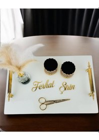 Resim Promise Beyaz Söz Tepsisi Siyah Siyah 
