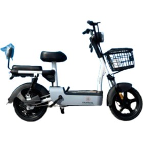 Resim KAROVAL Kıtty Gri Elektrikli Bisiklet 