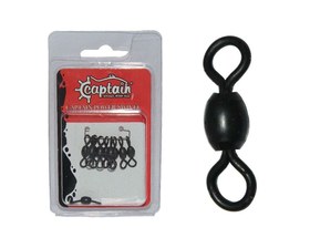 Resim Captain 5008 Rulmanlı Crane Fırdöndü 6lı Paket Mat Black - Standart / 4-0 