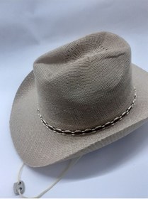 Resim Kardelen Butik Denizli Batı Western Hasır Şapka Unisex Kahve Kahve 
