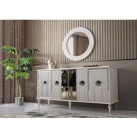 Resim Bahar Mdf Konsol Ve Ayna Aytaşı 