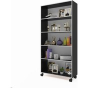 Resim Kenzlife Mutfak Dolabı Raziye 188 070 030 Gri Tekerlekli Banyo Evrak Ofis Ayakkabılık Kiler 