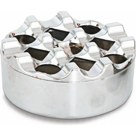 Resim Pios Döküm Yuvarlak Küllük Döküm Krom 9 cm 