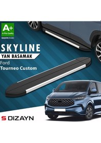 Resim Ford Tourneo Custom 2 Skyline Aluminyum Yan Basamak 223 Cm 2023 Üzeri A+ Kalite 