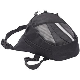 Resim Dolıty Koşu Bisiklet Yürüyüş Için Naylon Motosiklet Bel Siyah 