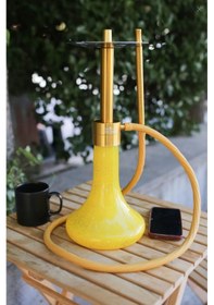 Resim Alfeshisha Epoksi Sarı Performans Nargile Takımı 