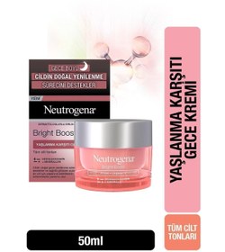 Resim Neutrogena Bright Boost Yaşlanma Karşıtı Gece Kremi 50 Ml 