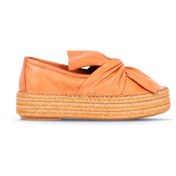 Resim Bueno Shoes Taba Deri Kadın Dolgu Topuklu Espadril Ayakkabı 01wq3502 