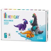 Resim Hey Clay Yaratıcı Kil Seti - Ankylosaurus, Parasaurolophus, Therizinosaurus 