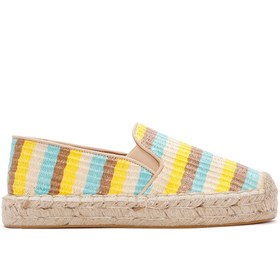 Resim Women's Yellow Straw Espadrilles 