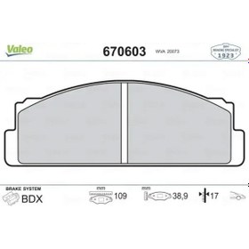 Resim Valeo 670603 On Fren Balatasi 030633 039532 039533 
