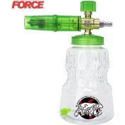 Resim Robeve Bear Force Foam Lance Köpük Yapıcı Aparat 1l Köpük Aparatı Basınçlı Yıkama Makineleri Için Köpük Aparatı Çift Nozzle Ile Birlikte Foam Canon 