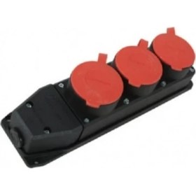 Resim Mutlusan MUT-313 3X25A Kauçuk Üçlü Grup Priz Mutlusan 