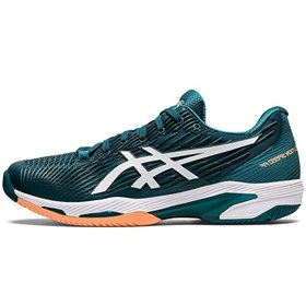 Resim Asics Solution Speed FF 2 Yeşil/Beyaz Erkek Tenis Ayakkabısı 