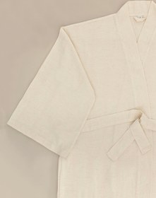 Resim Raw Pamuk Keten Natural Kimono S-M 1515A - Natural / S-M 