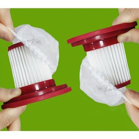 Resim Ev Tipi Vakum Temizleyiciler için Esnek Dokunmamış Polyester Ağ Kaplamalı Tek Kullanımlık Filtre Torbaları Paketi (10/30/50 Adet) - Toz ve Evcil Hayvan Tüylerini Yakalar, Emiş Verimliliğini Artırır 