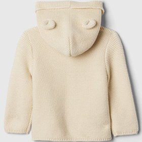 Resim Bej Brannan Bear Kulak Aplikeli Hırka - Bej / 3-6M 