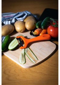 Resim Solingen Simli Turuncu Sapan Soyacak Paslanmaz Alman Çeliği, Ergonomik Sap, Yüksek Keskinlik-209 Turuncu 