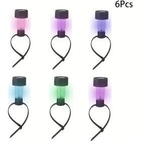 Resim Willowhaven 6 Adet Renkli Güneş Enerjili Havuz Aydınlatması Yerüstü Metal Havuzlar İçin Otomatik Açma Kapama 