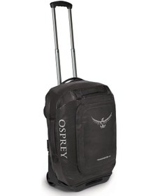Resim Osprey Transporter 40l Tekerlekli Seyahat Çantası, Siyah Alüminyum Şasi, Büyük Kilitlenebilir Bölmeler 