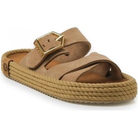 Resim Bohonomad Sevilla Çift Bant Camel Kadın Terlik Camel 