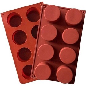 Resim Silikon 8 Li Muffın Kalıp 