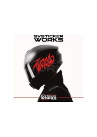 Resim Vertigo Yazılı Kask Sticker Tüm Kasklar Uyumlu Tek Yön 1 Adet Kırmızı 