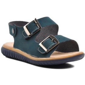 Resim Ayakmod Şng 1530-f Lacivert Nubuk Erkek Çocuk Sandalet 001 