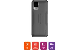 Resim Polosmart PSM130 Taşınabilir 20W Pd Çıkışı Dijital Göstergeli Şarj Cihazı Powerbank 10.000 Mah Antrasit 