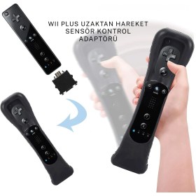 Resim Wii Motion Plus Sensör Adaptörü, Silikon Kılıflı 