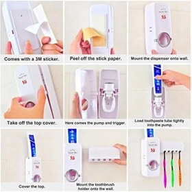 Resim Diş Macunu Sıkacağı Fırçalık 