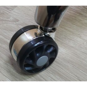 Resim Depolife Ofis Büro Çalışma Koltuğu Için Metal Yıldız Ayak Amortisör Tekerlek Yedek Parça Spor Lüx Seti 